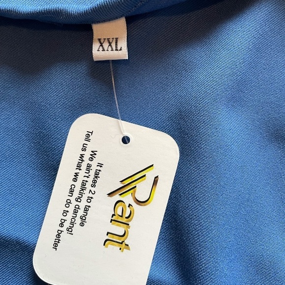 Rant Medical Scrub Top. Ceil Blue. Size XXL - Picture 5 of 8